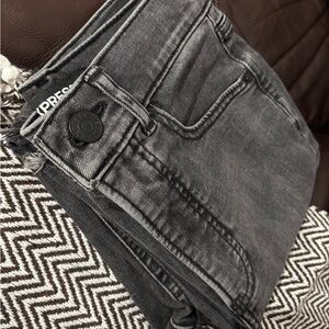 Express Women's Charcoal Skinny Jeans